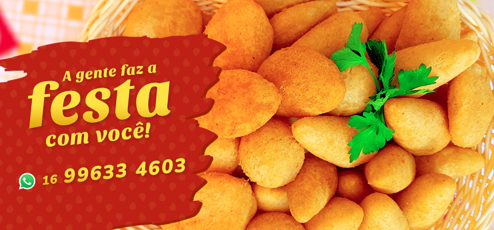 Experimente a melhor coxinha da região